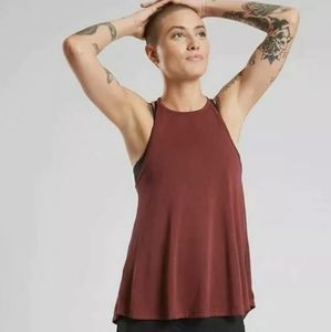 Maroon Athleta Breezy tank top